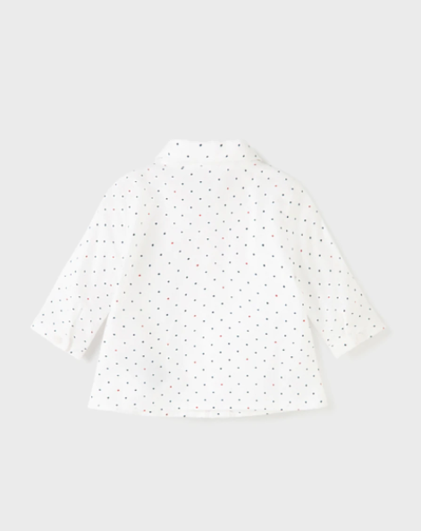 Mayoral camasa baieti cu papion 0-18 luni, White-Navy Imagine secundară a produsului
