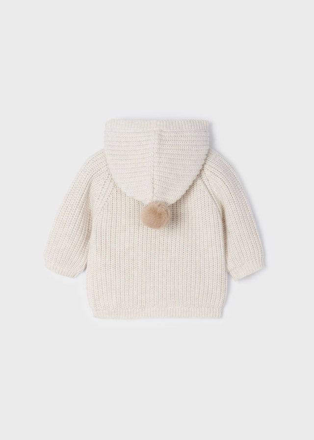Mayoral cardigan baieti tricot cu gluga 0-18 luni