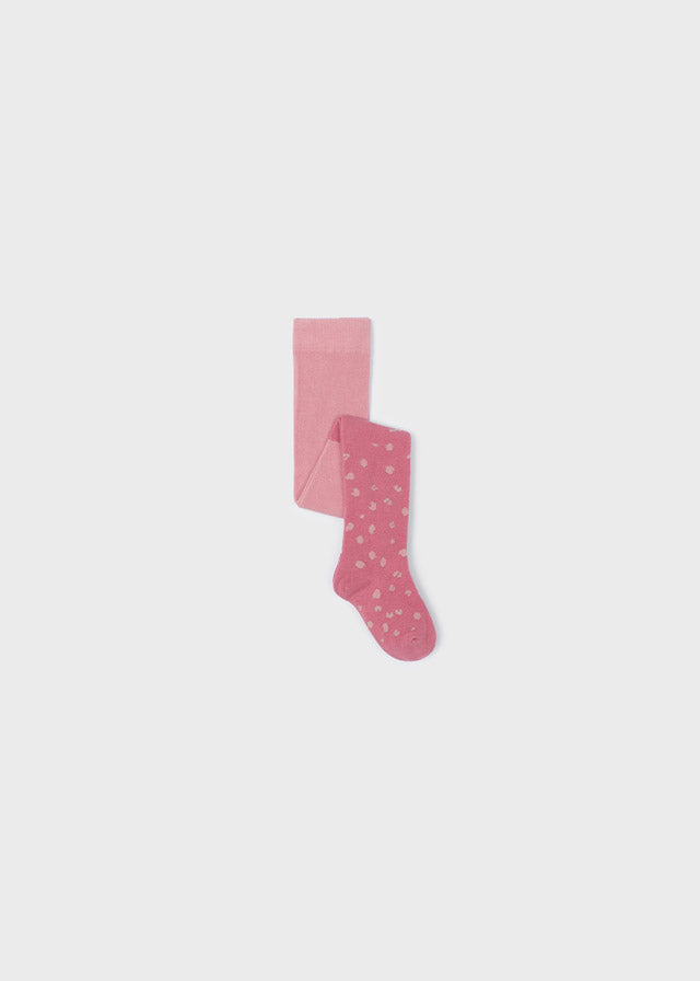 Mayoral ciorap cu chilot fete jacquard 6-36 luni, Blush