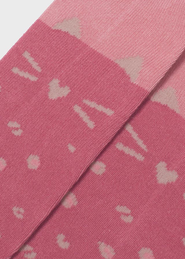 Mayoral ciorap cu chilot fete jacquard 6-36 luni, Blush Imagine secundară a produsului