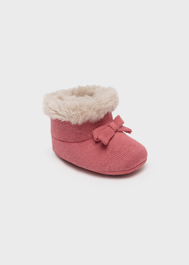 Mayoral cizmulite fetite tricot cu blanita 15-19, Cranberry 01 Imagine principală a produsului