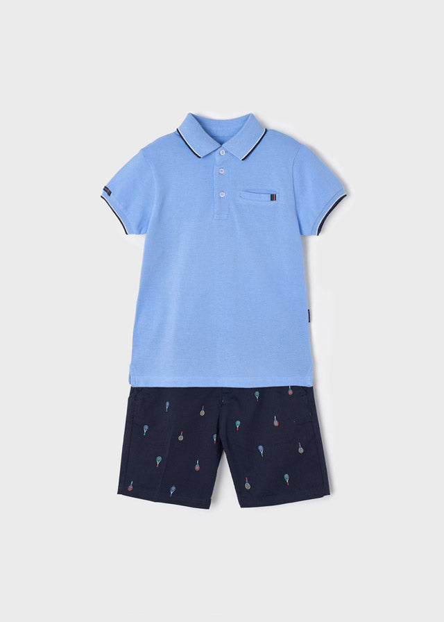 Mayoral compleu baieti 2 piese vara 4-9 ani, Navy Blue 01 Imagine principală a produsului