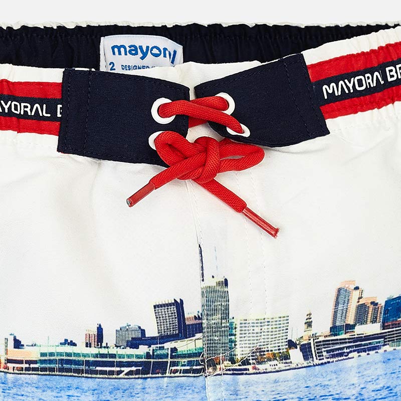 Mayoral costum de baie tip slip pentru baieti 3-7 ani, Peisaj cu mare Imagine secundară a produsului