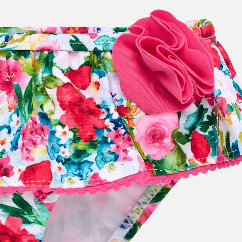 Mayoral costum de baie tip slip pentru fete 6-24 luni, Imprimeu floral Imagine secundară a produsului