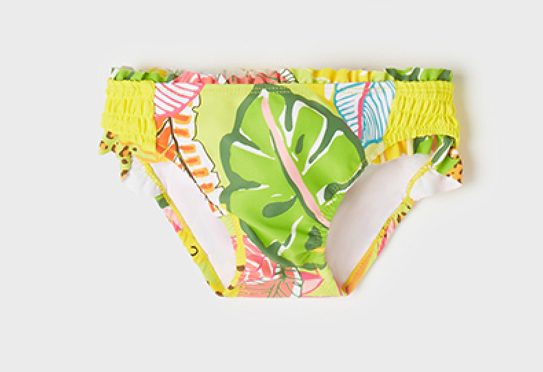 Mayoral costum de baie tip slip pentru fete 6-36 luni, Limon  Imagine principală a produsului