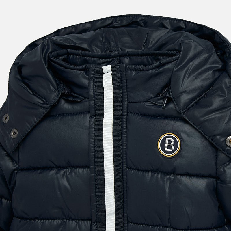 Mayoral geaca baieti matlasata cu gluga 6-36 luni, Navy blue Imagine secundară a produsului