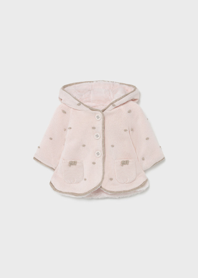 Mayoral geaca fete tricot 0-18 luni, Baby Pink 2364-095 01 Imagine principală a produsului