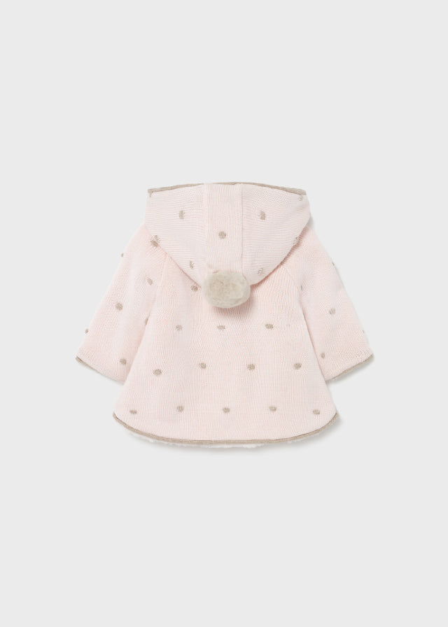 Mayoral geaca fete tricot 0-18 luni, Baby Pink Imagine secundară a produsului
