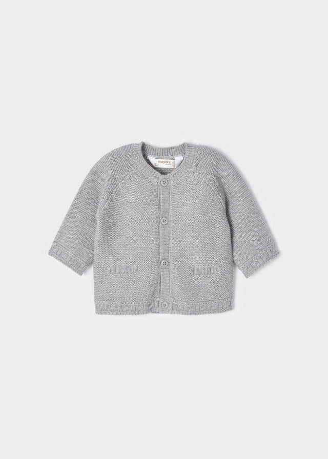 Mayoral jacheta baieti tricot 0-18 luni, Gri 2391-045 01 Imagine principală a produsului