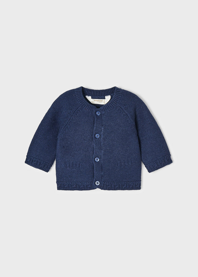 Mayoral jacheta baieti tricot 0-18 luni, Night blue