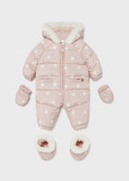 Mayoral overal fete captusit 0-18 luni, Dusty pink 2662-024 01