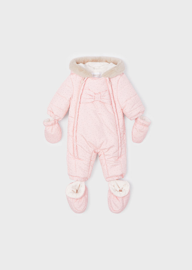 Mayoral overal fete microfibra 0-18 luni, Baby pink Imagine principală a produsului