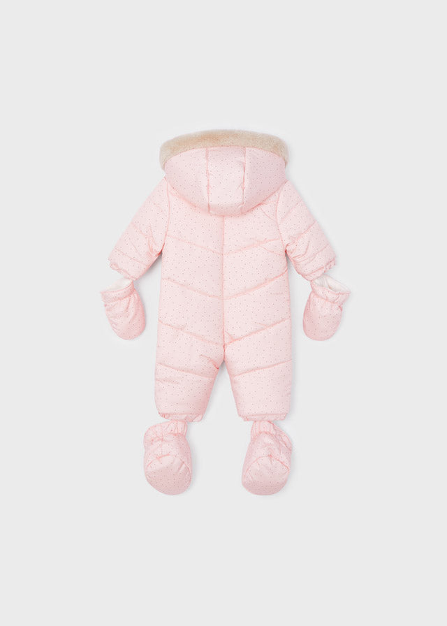 Mayoral overal fete microfibra 0-18 luni, Baby pink Imagine secundară a produsului