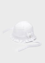 Mayoral palarie fete Lyocell Tencel 0-18 luni, Alb 9487-073 01