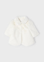 Mayoral palton fete blanita 0-18 luni, Off-white 2405-055 01