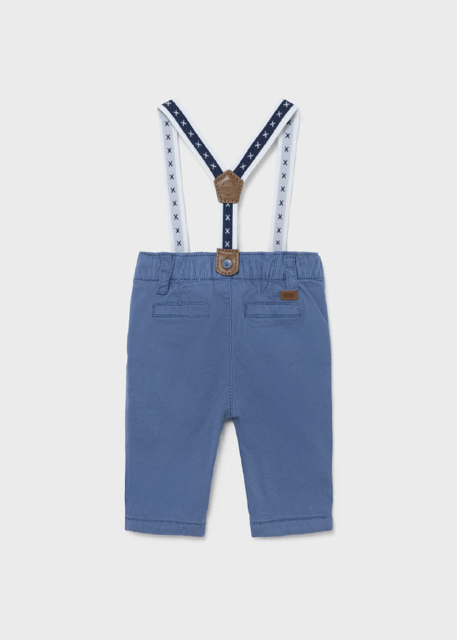 Mayoral pantalon baieti cu bretele 0-18 luni, Cerulean Imagine secundară a produsului
