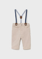 Mayoral pantalon baieti cu bretele 0-18 luni, Piedra 2520-031 01