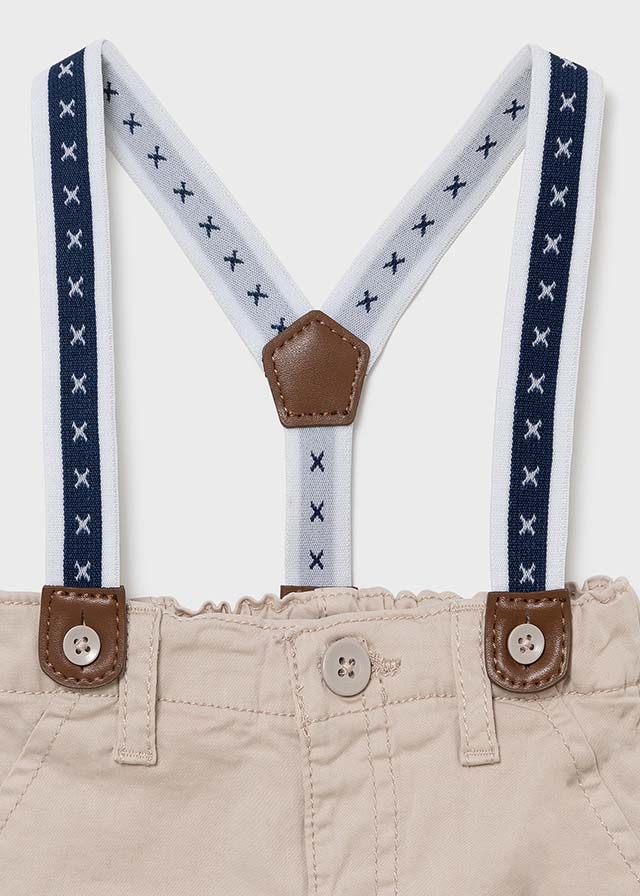 Mayoral pantalon baieti cu bretele 0-18 luni