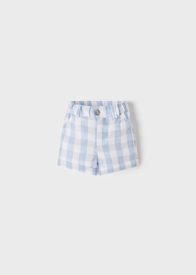 Mayoral pantalon baieti scurt 0-18 luni, Dream Blue 1208-011 01