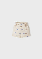 Mayoral pantalon baieti scurt 0-18 luni, Mix piedra 1208-010 01
