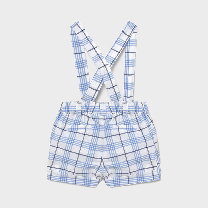 Mayoral pantalon baieti scurt cu bretele 02