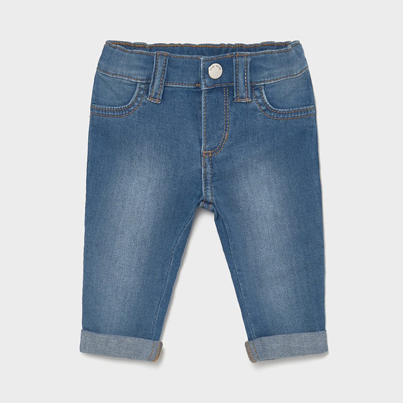 Mayoral pantalon fete jeggings 0-18 luni, Albastru deschis 01 Imagine principală a produsului