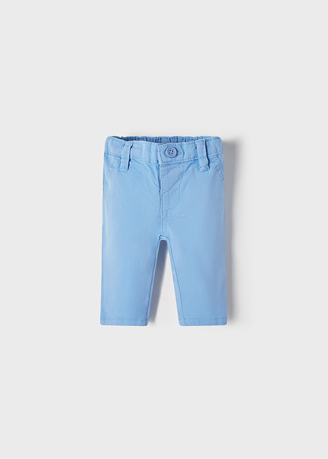 Mayoral pantaloni baieti lungi chino 0-18 luni, Dream blue 01 Imagine principală a produsului