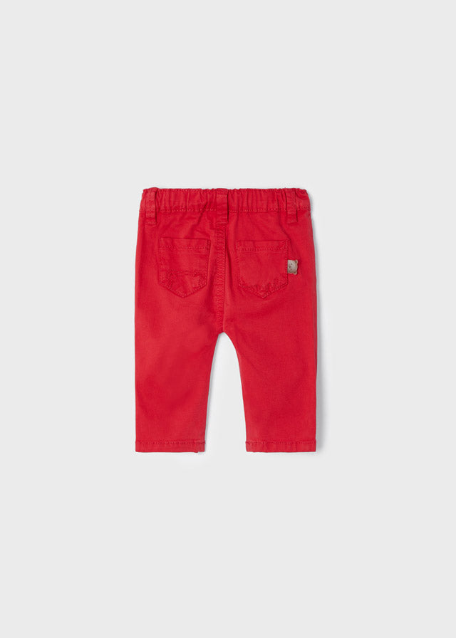Mayoral pantaloni baieti lungi chino 0-18 luni, Red Imagine secundară a produsului