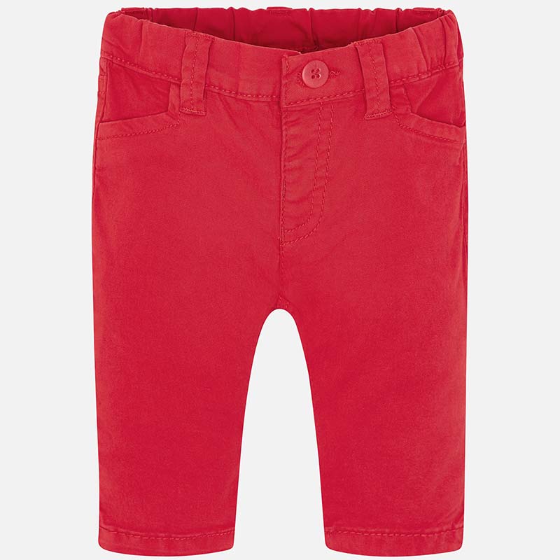 Mayoral pantaloni chino baieti 1-18 luni, Tomate 01