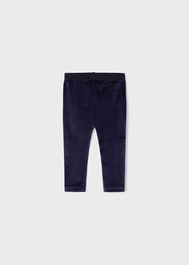Mayoral pantaloni fete lungi tip colanti catifea 6-36 luni, Blue Imagine secundară a produsului