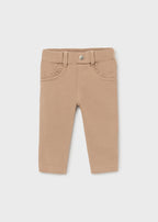 Mayoral pantaloni fetite lungi din plus cardat 12-36 luni, Camel 01