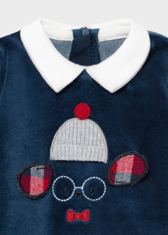 Mayoral pijama baieti 0-18 luni, True navy Imagine secundară a produsului