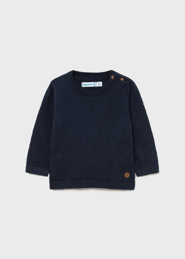 Mayoral pulover baieti 6-36 luni, Azul 351-065 01