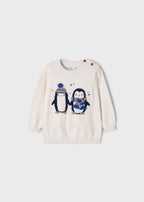 Mayoral pulover baieti cu desen intarsia 12-36 luni, Ecru 01