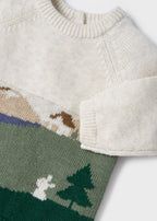 Mayoral pulover baieti jacquard 0-18 luni
