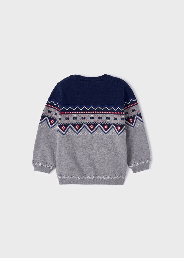 Mayoral Pulover baieti jacquard 12-36 luni, Roca vigore Imagine secundară a produsului