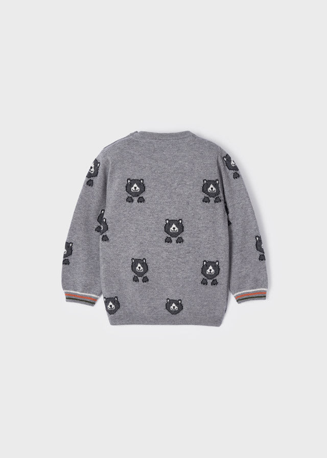 Mayoral Pulover baieti jacquard 6-36 luni, Ursuleti Roca vigore Imagine secundară a produsului