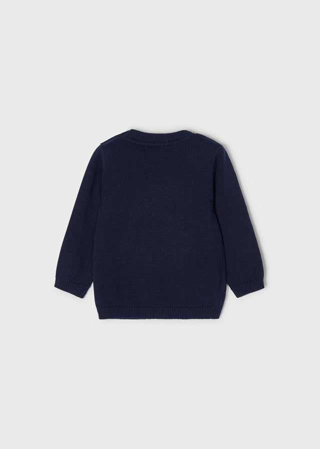 Mayoral pulover baieti tricot 12-36 luni, Dark navy Imagine secundară a produsului