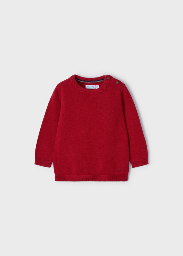 Mayoral pulover baieti tricot 12-36 luni, Rosu