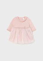 Mayoral rochie fete ceremonie combinata 0-18 luni, Baby pink