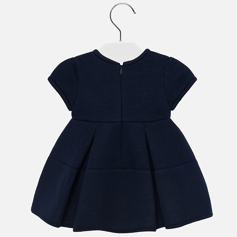 Mayoral rochie fete cu aplicatii fundite 1-3 ani, Navy blue Imagine secundară a produsului
