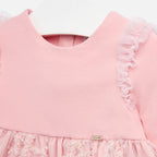 Mayoral rochie fete cu tul si broderie 0-12 luni