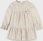 Mayoral rochita fete catifea 12-36 luni, Beige