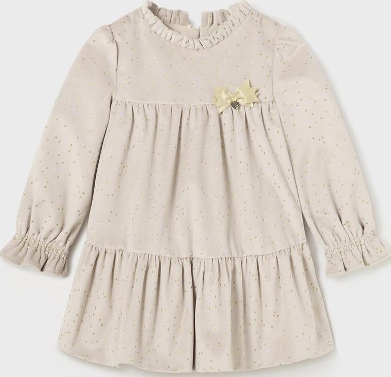 Mayoral rochita fete catifea 12-36 luni, Beige