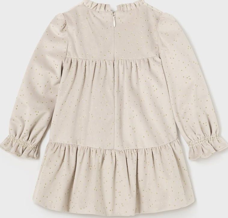 Mayoral rochita fete catifea 12-36 luni, Beige Imagine secundară a produsului