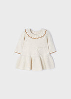 Mayoral rochita fete tricot 0-18 luni, Milk vigore