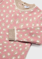 Mayoral rochita fete tricot cu animal print 6-36 luni