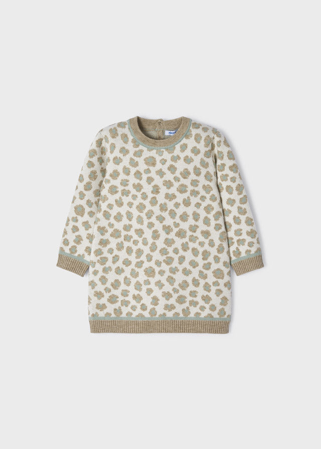 Mayoral rochita fete tricot cu animal print 6-36 luni, Naut Imagine principală a produsului