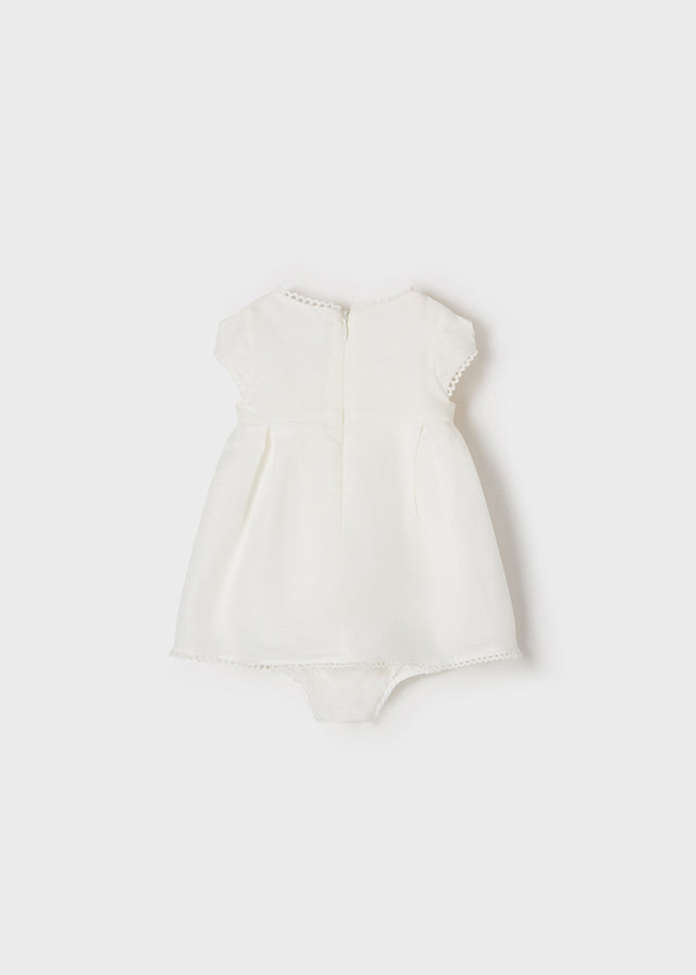 Mayoral rochita fete vara cu chilotei 0-18 luni, Off-white Imagine secundară a produsului