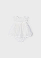 Mayoral rochita fete vara cu chilotei 0-18 luni, Off-white 01